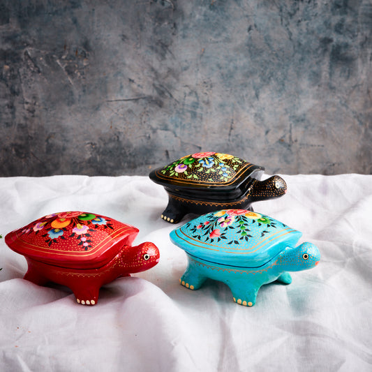 Crafted Box: Why we love this Stunning Paper Mache Turtle Keepsake