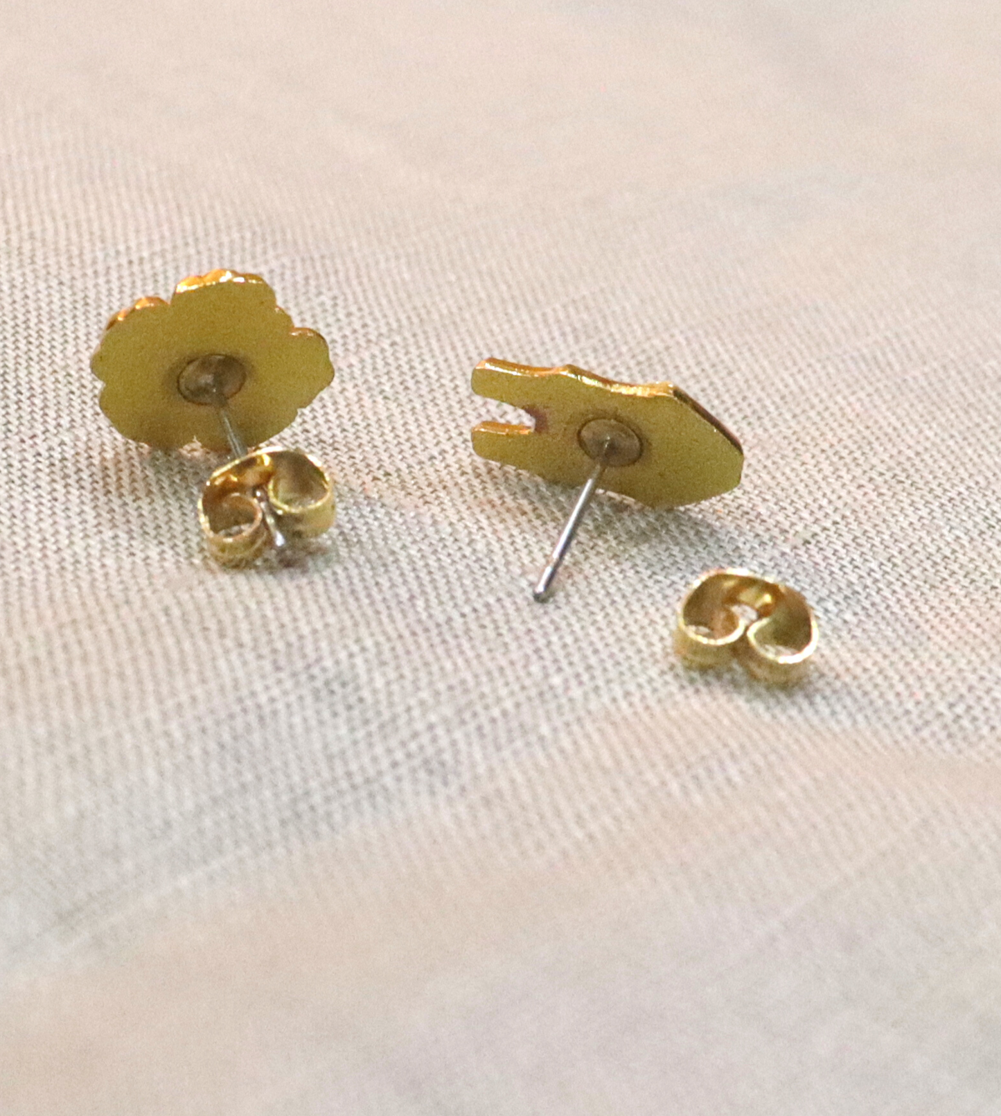 Flower & Swimsuit Stud Earrings -Dainty - Minimalist - Everyday Casual - Aksa Home Decor