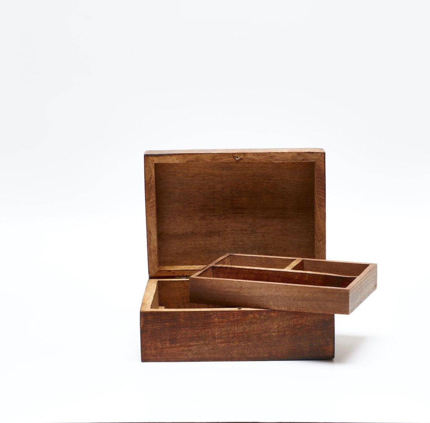 Medium Tree of Life Wood Jewellery Box - Rectangle - Aksa