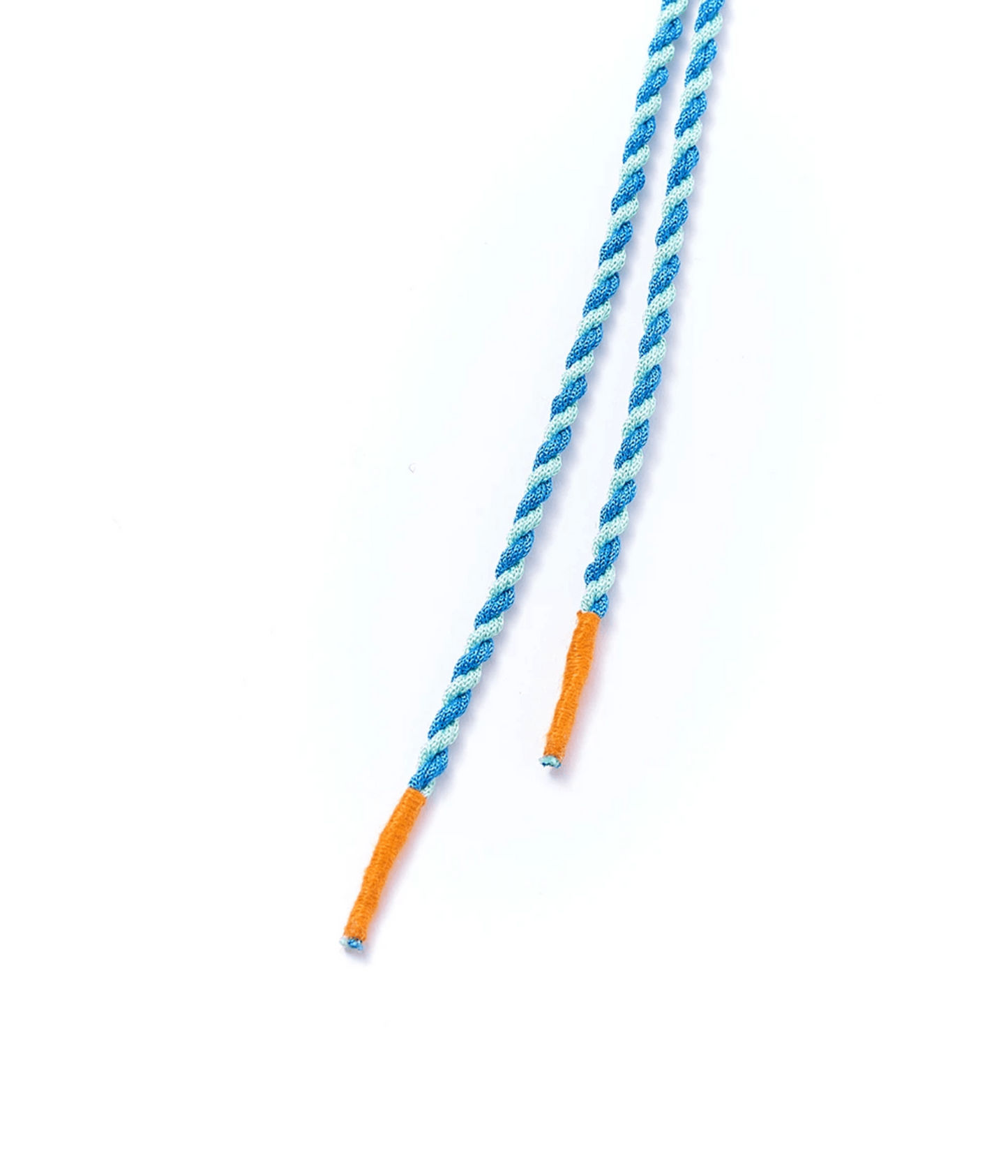 Vintage Blue Shoelace - 45", Ethical, Handmade - Aksa