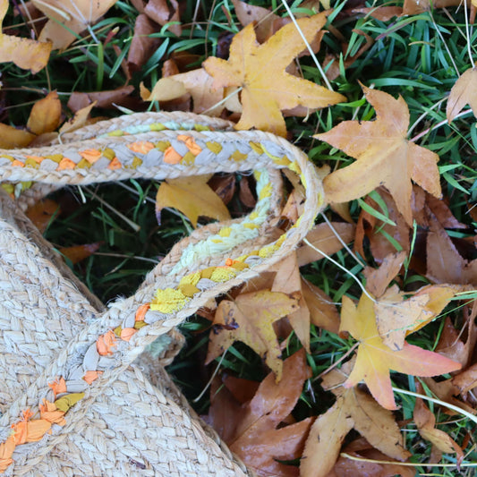 A Fair Trade Handmade Bag in Autumn Colours