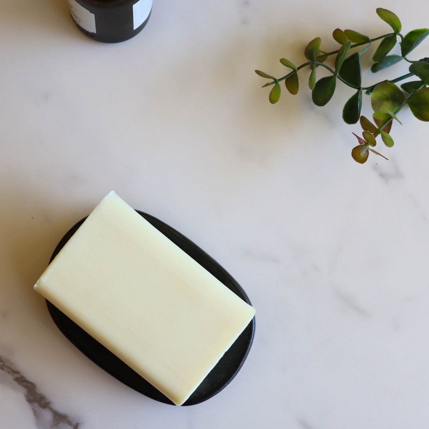 Black Ceramic Soap Dish - Handmade - Aksa Home Decor 