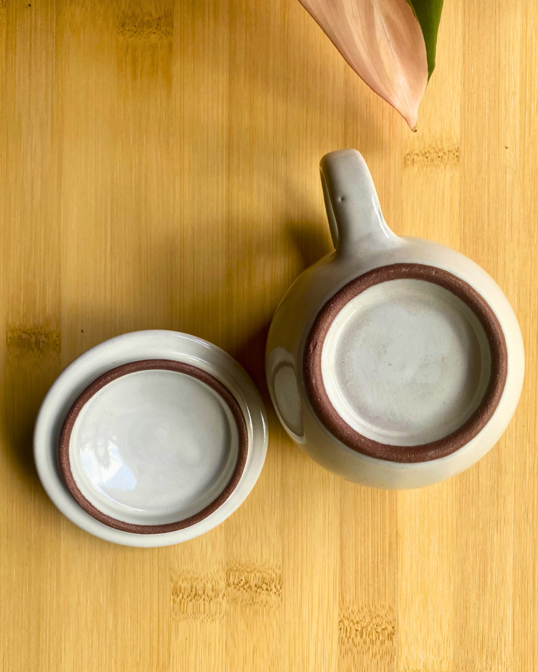 Ceramic Cat Mug with Removable Lid - Handcrafted - Aksa Home Decor 