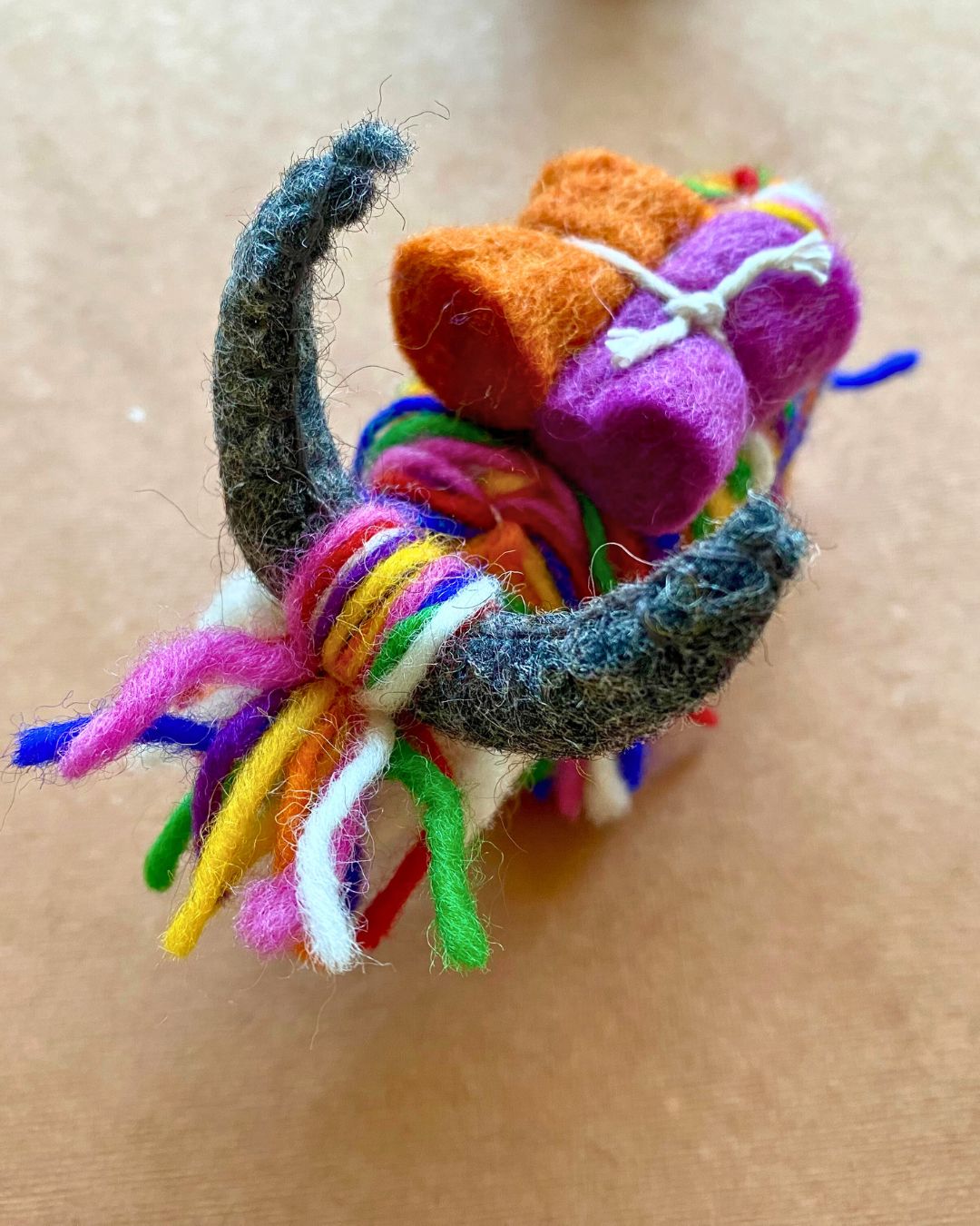 Yak Felt Toy - Colourful, Handcrafted