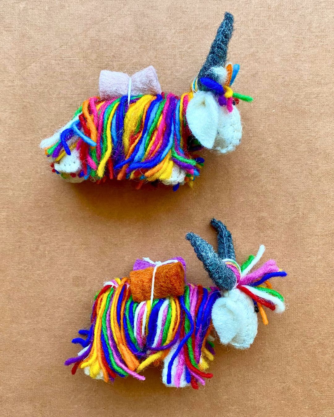 Yak Felt Toy - Colourful, Handcrafted
