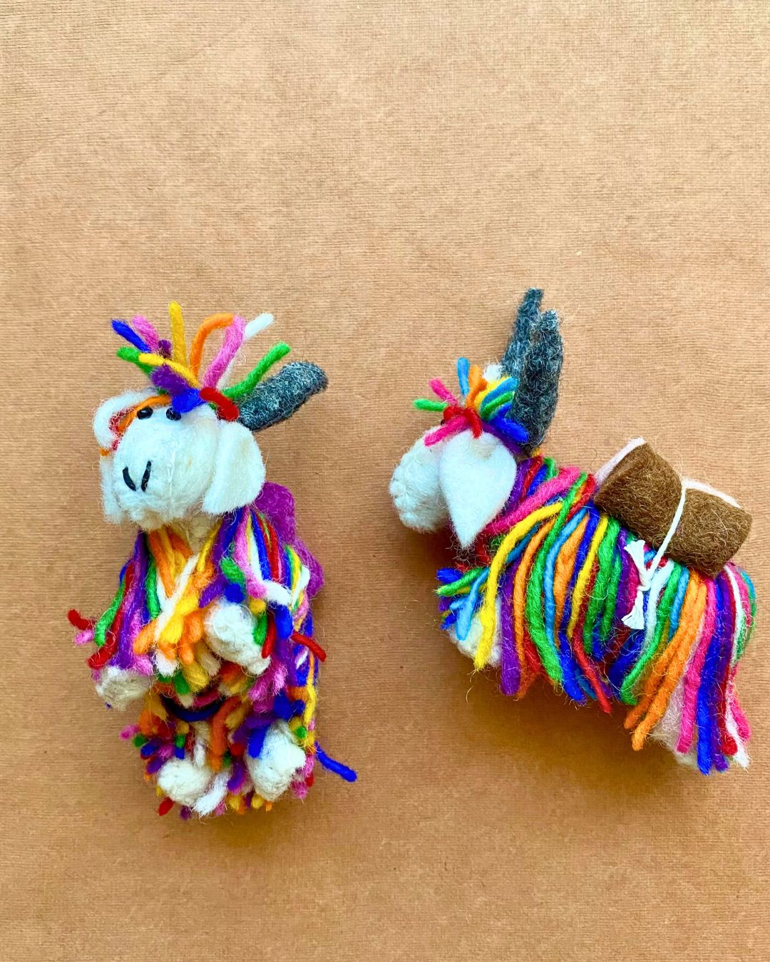 Yak Felt Toy - Colourful, Handcrafted