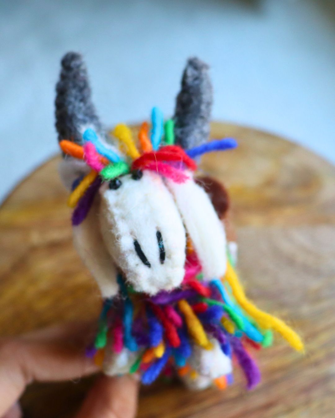 Yak Felt Toy - Colourful, Handcrafted