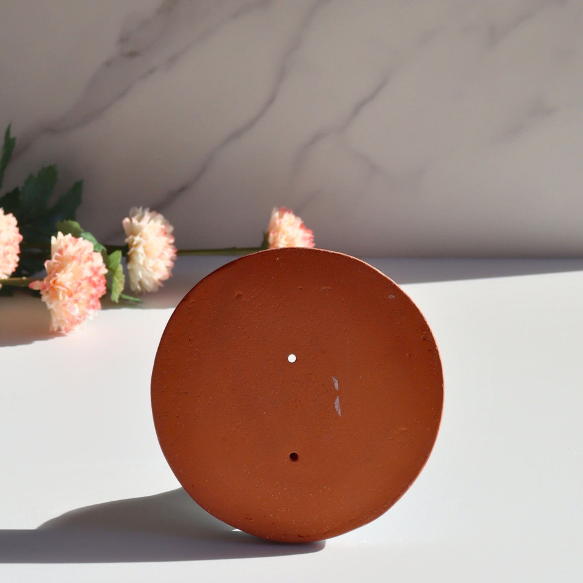Handmade Ceramic Buddha Incense Holder - Fair Trade Artisan Incense Burner for Sticks - Aksa Home Decor 