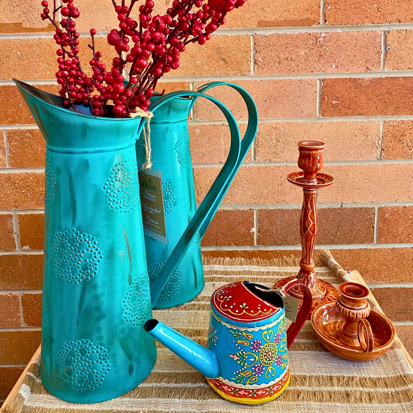 Mini Watering Can/Jug - Handpainted