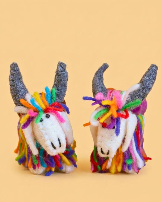 Yak Felt Toy - Colourful, Handcrafted