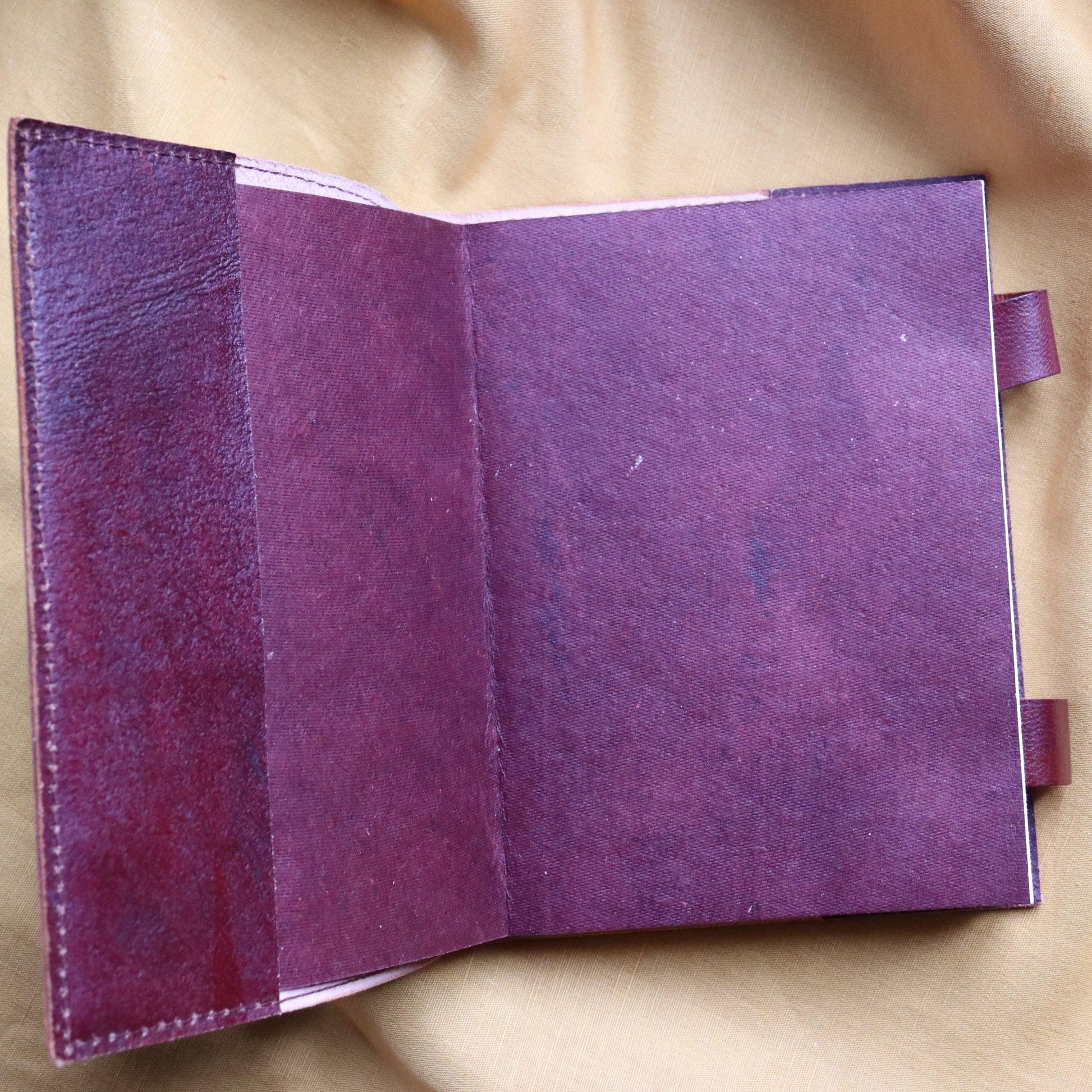Sustainable Leather Journal - Elephant Diary, Tree-free paper, 96 Pages - Aksa Home Decor 
