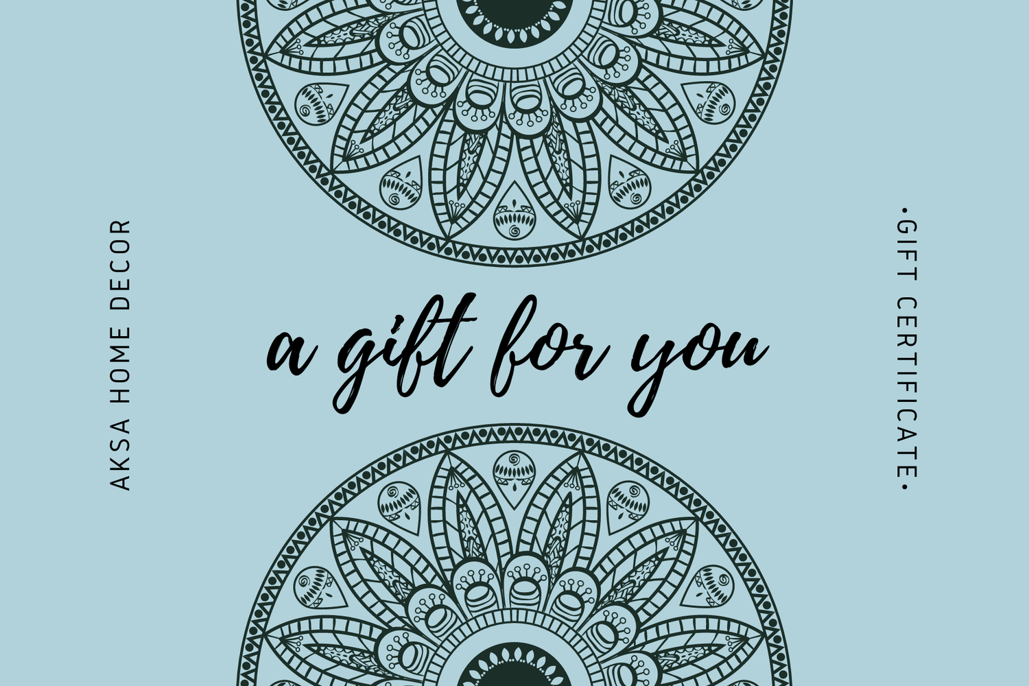 Aksa Home Decor - Gift Card - Aksa