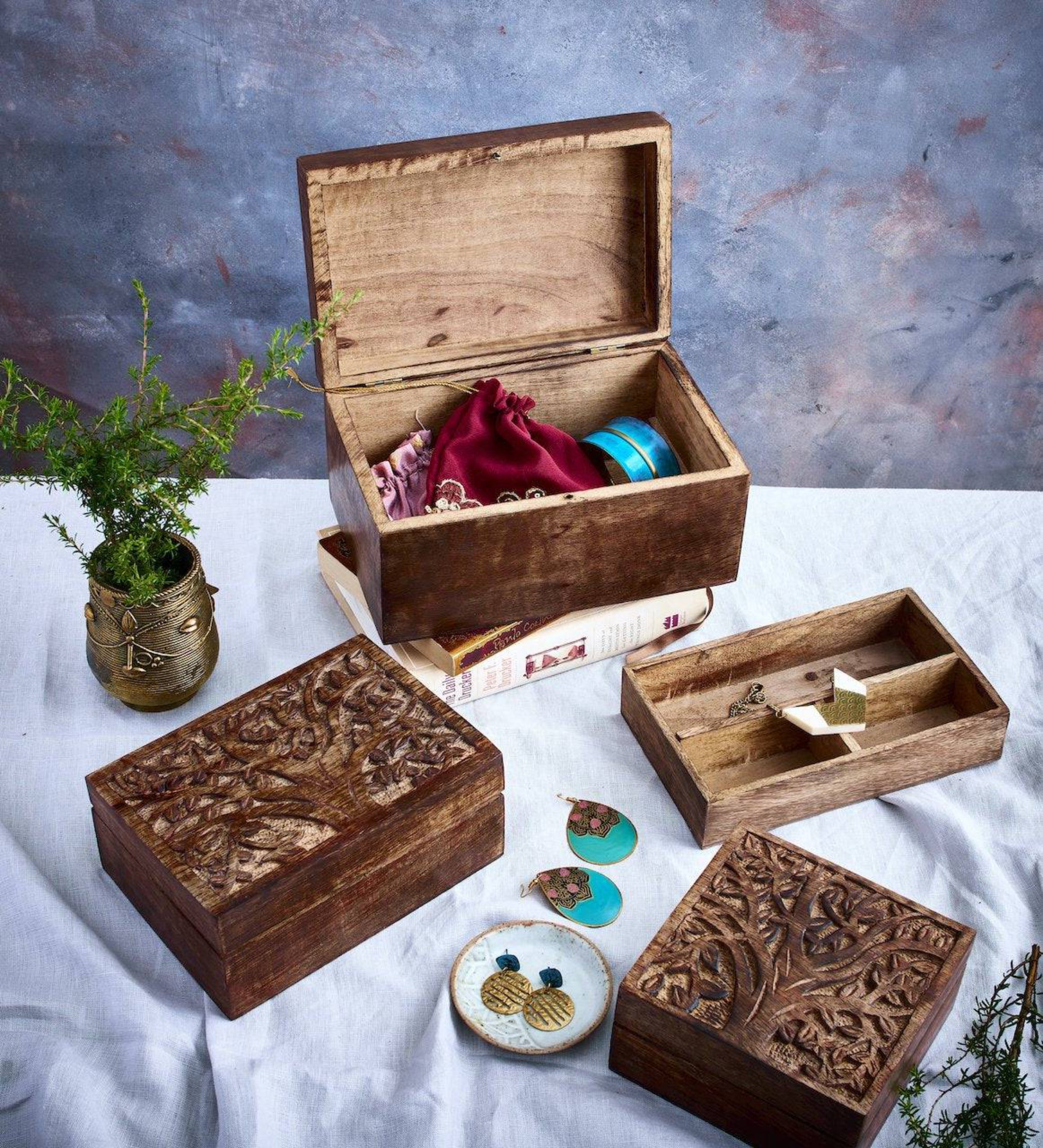 Aksa Tree of Life Keepsake Box - Thumbnail 5