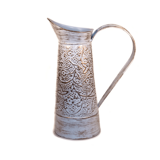 White Watering Metal Can/Jug - Copper finish, 32.5 cm, 3 Litre - Aksa